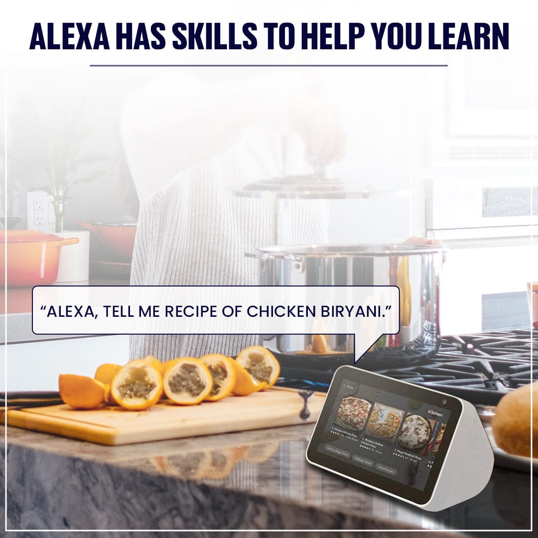 Echo Show 5 (2nd Gen, 2021 release) | Smart display with Alexa and 2 MP camera | White