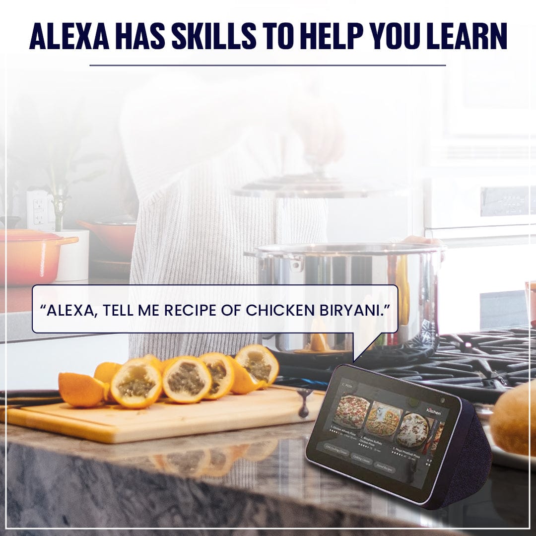 Echo Show 5 (2nd Gen, 2021 release) | Smart display with Alexa and 2 MP camera | Deep Sea Blue