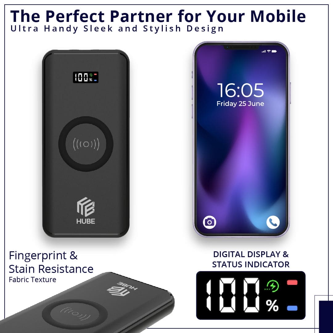 Buy 1 Get 1 FREE - Wireless Charging 10,000 mAh Fast Charging Power Bank