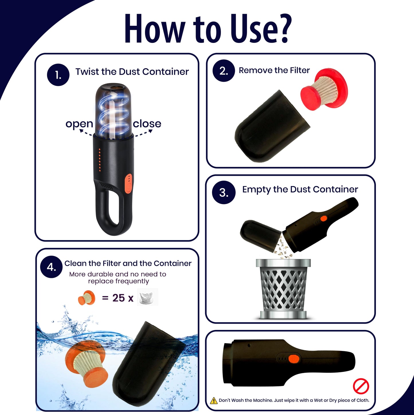 Handheld Car Vacuum Cleaner