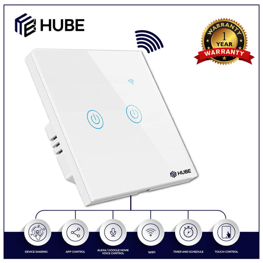 Smart Wifi Home Switch 2 Gang
