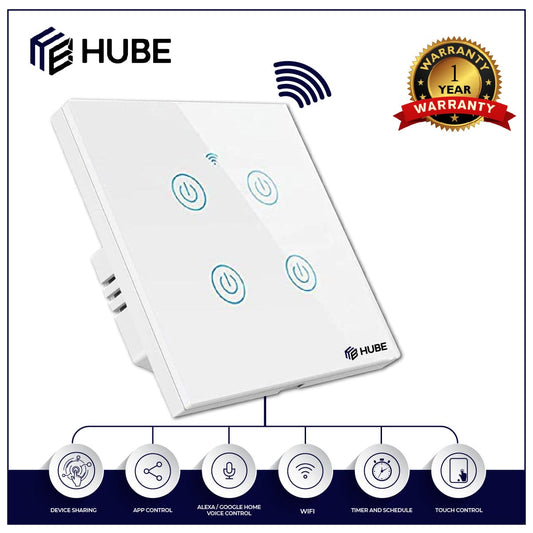 Smart Wifi Home Switch 4 Gang