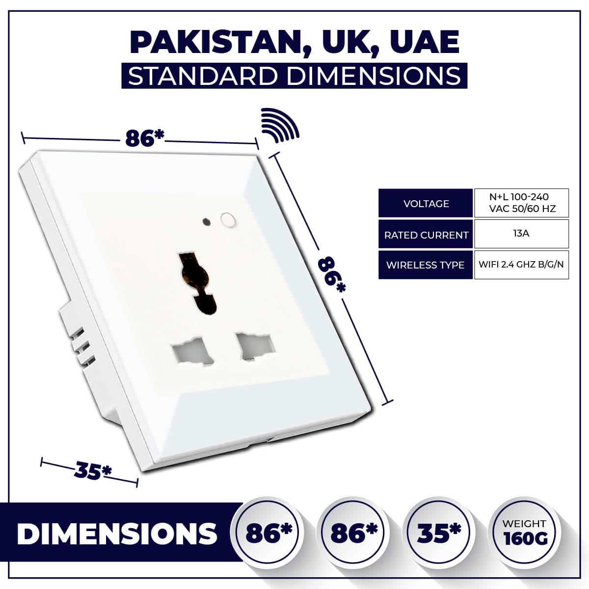 Smart Wifi Universal Socket