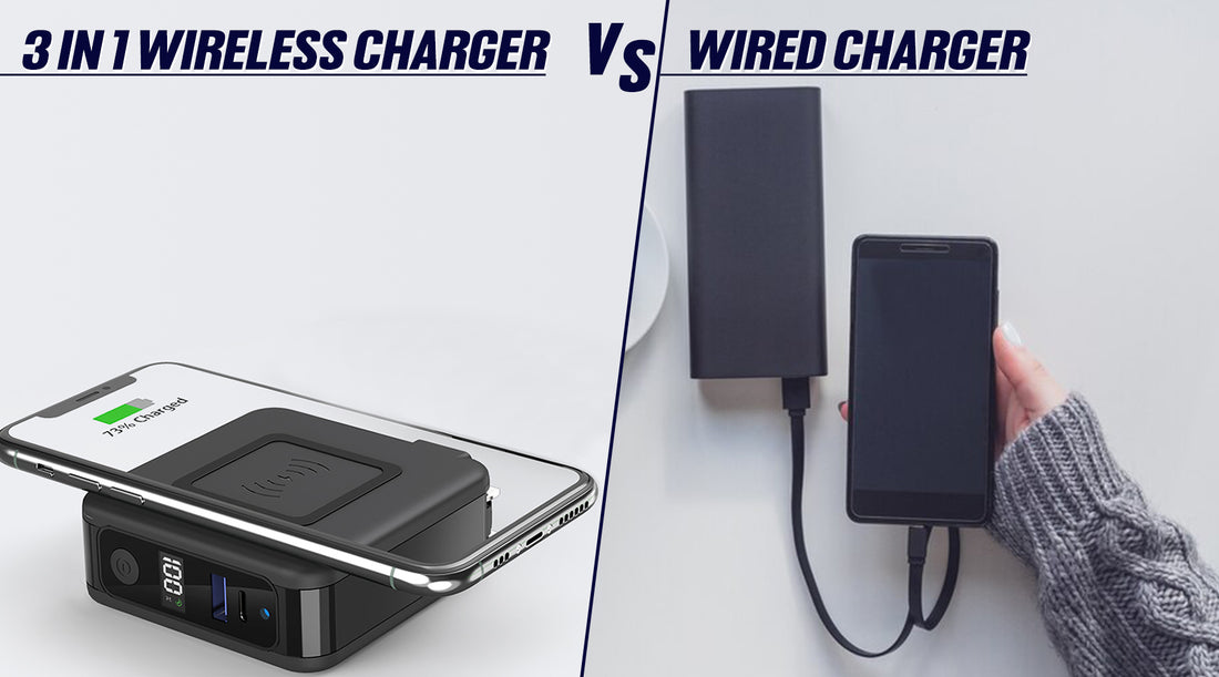 3 in 1 Wireless Charger Vs. Wired Charger: Which One is Better?