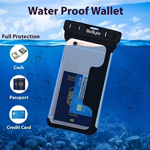 BixByte Universal IPX8 Certified Waterproof Phone Pouch- Sea Green